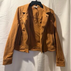 Time and Tru Women's Brown Leather Jacket